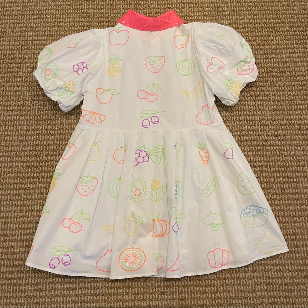Queen of Sparkles Neon Fruit Dress Small - Picture 13 of 14